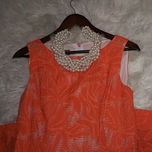 🚫SOLD🚫Anne Klein Orange dress